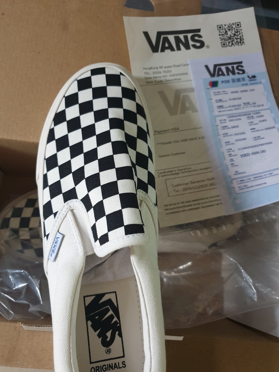 giày thể thao nam nữ vans lười caro
