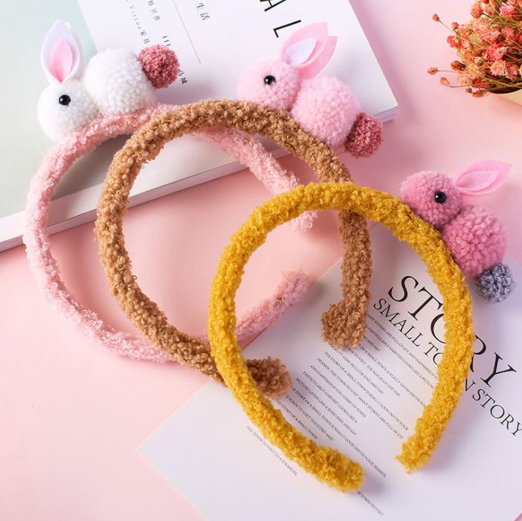 Băng Đô, Bờm Cài Tóc Mix Thỏ Con Cute