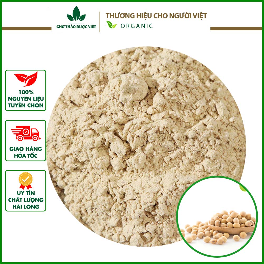 Bột đậu nành rang thơm nguyên chất 100g -Chợ Thảo Dược Việt