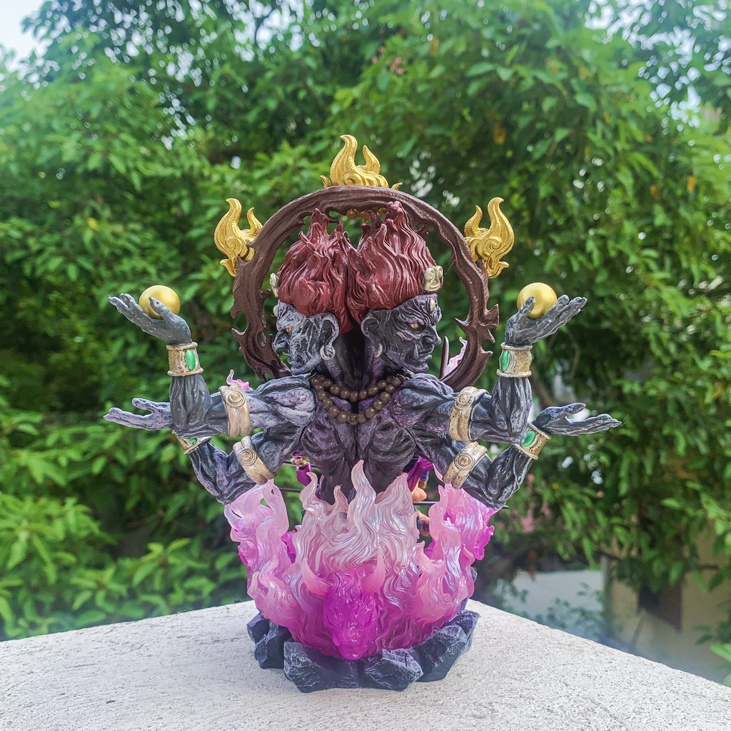 Mô hình chibi zoro asura có led - mô hình one piece
