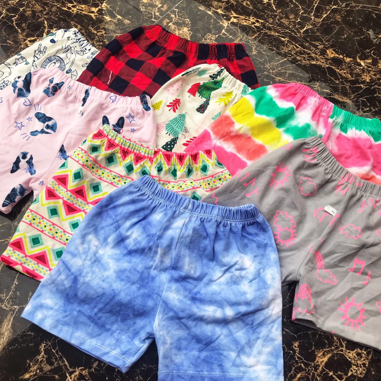 Combo 10 Quần Đùi Carter co giãn 4 chiều cho Bé Gái
