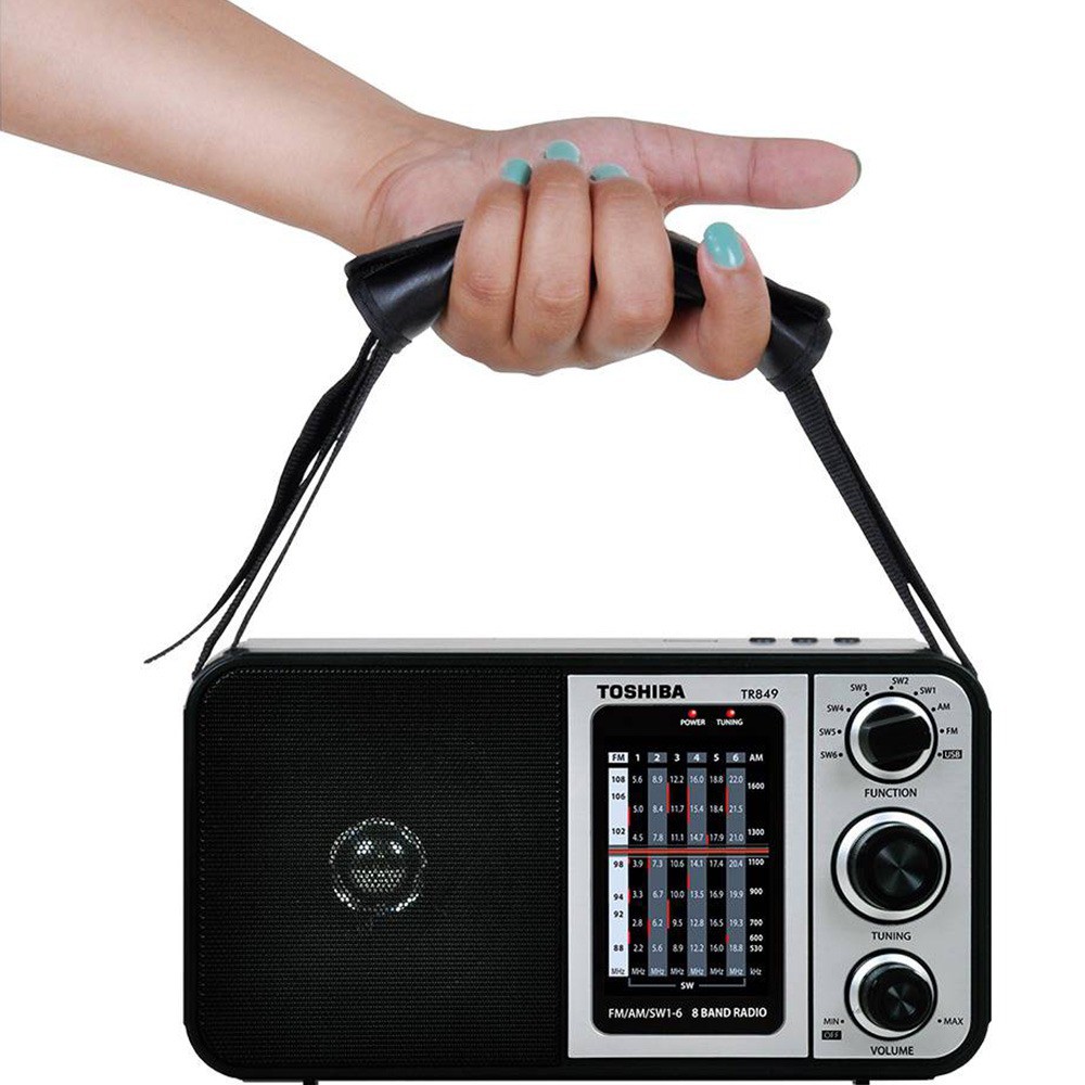 RADIO TOSHIBA TY-HRU30 FM/AM/SW1-6 ( CẮM ĐIỆN , NGHE NHẠC USB)