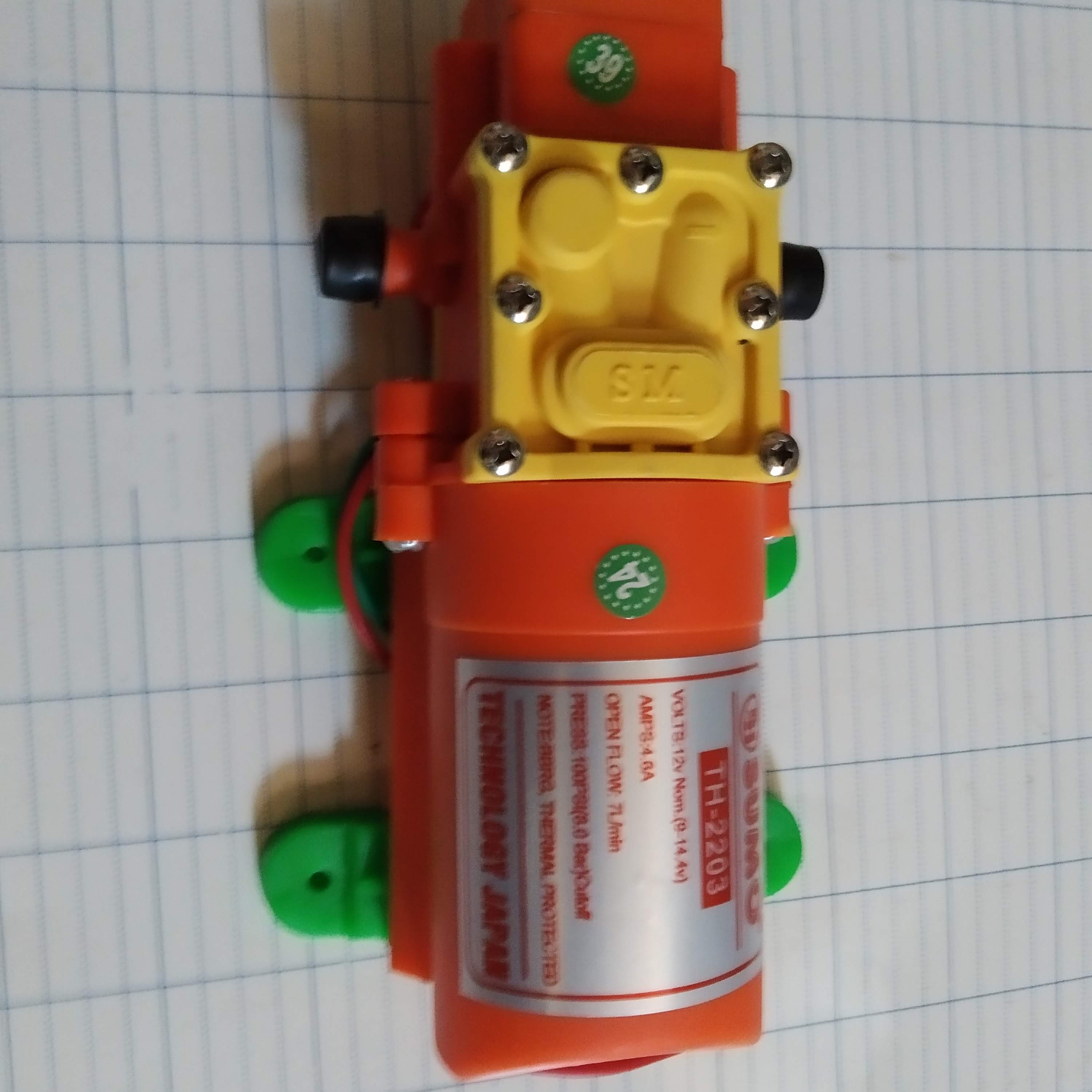 Bơm mini 12V Sumo cam, bom mini - bơm sumo cam