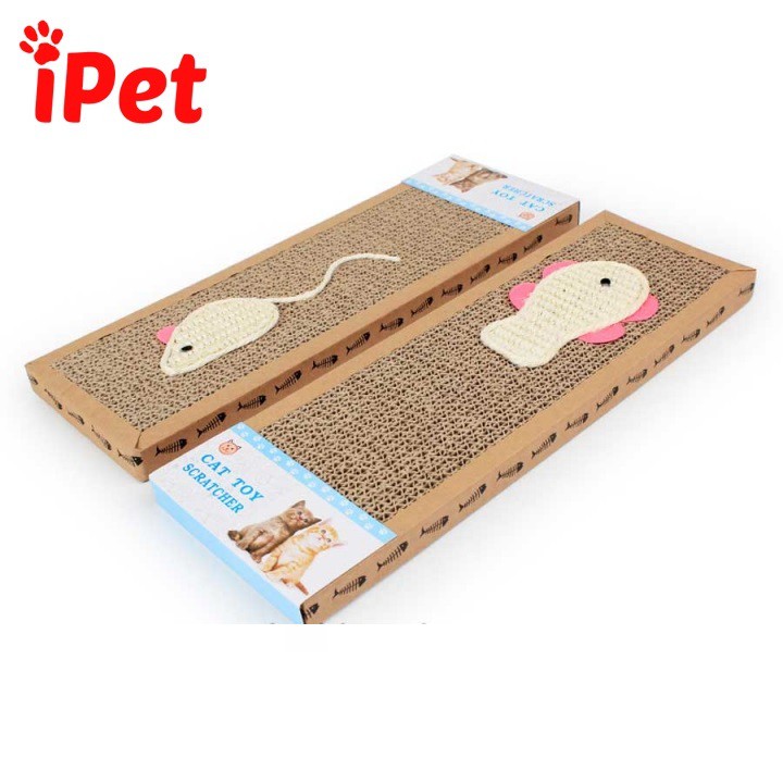 Bàn Cào Móng Hình Chuột Có Catnip Cho Mèo - iPet Shop