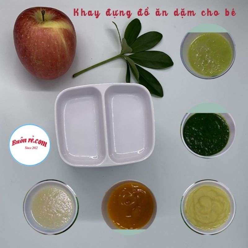 Set 5 đĩa chấm 2 ngăn tiện lợi