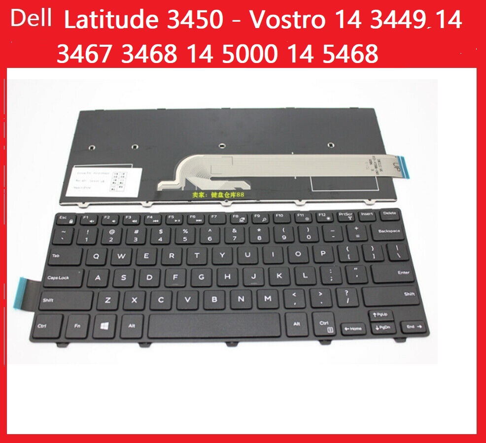 BÀN PHÍM LAPTOP DELL Latitude 3450 Vostro 14 3449 14 3467 3468 14 5000 14 5468 - HÀNG LOẠI TỐT