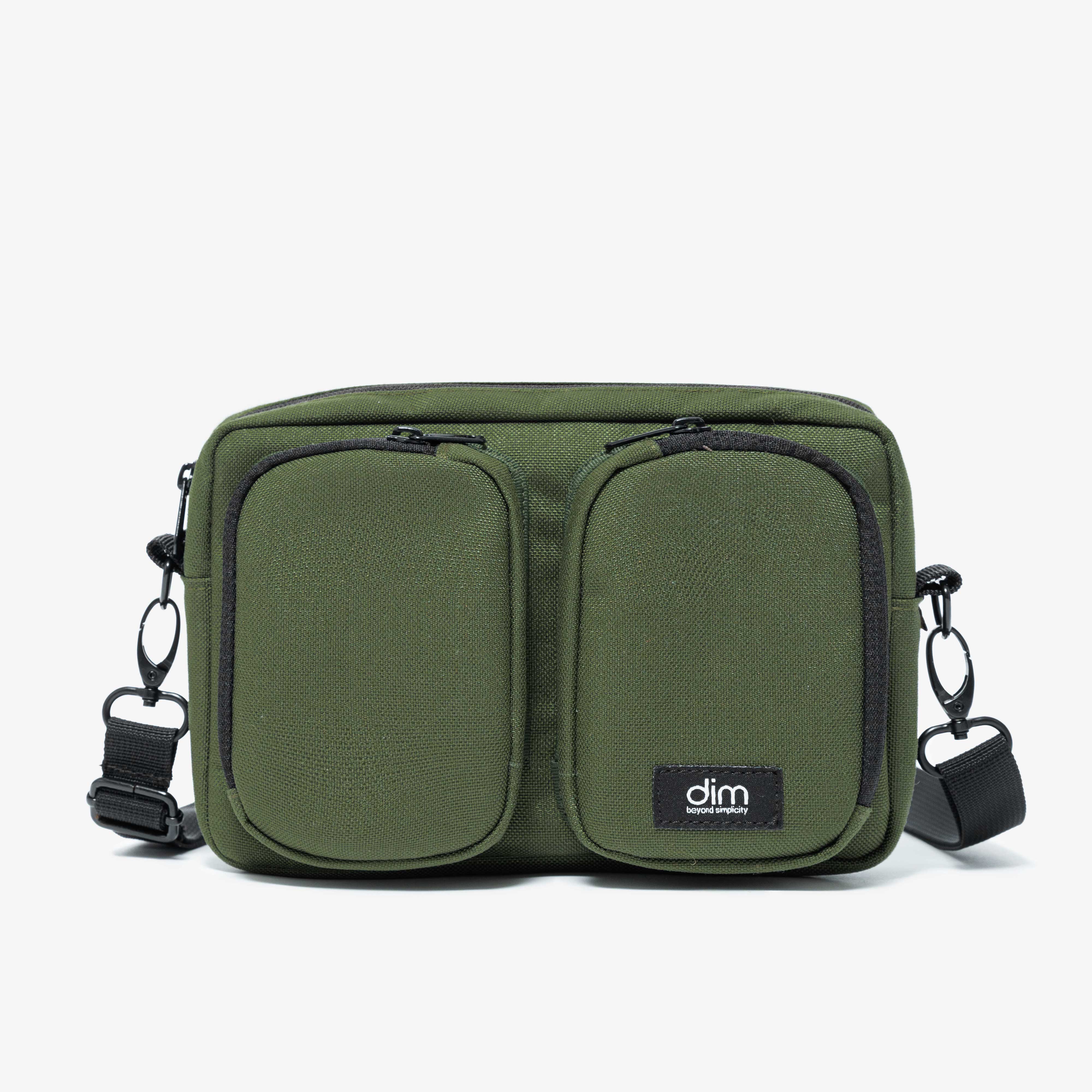 Túi đeo chéo Nam Nữ DIM Double Bag (Polyester Canvas chống thấm nước) - 4 màu