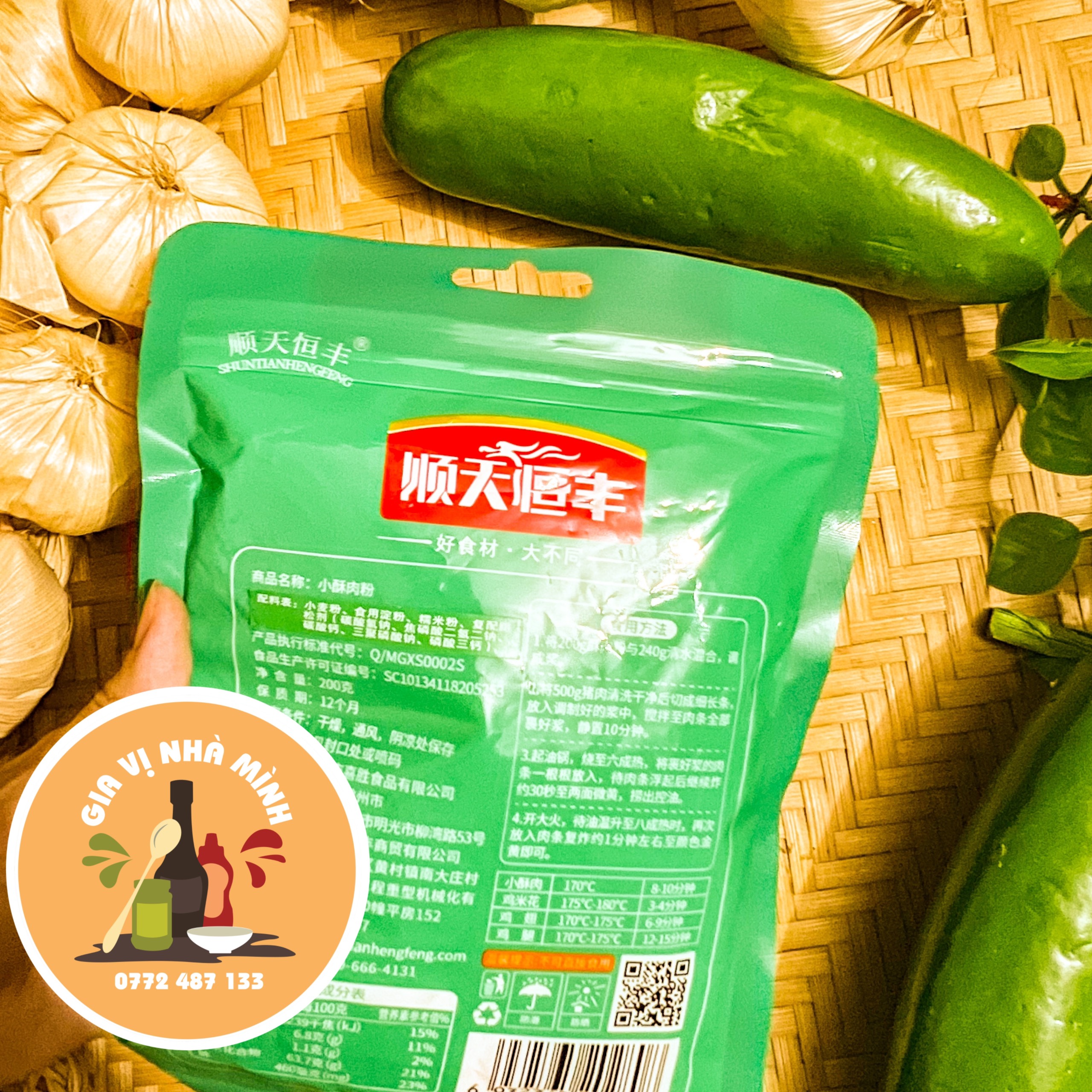 BỘT CHIÊN GIÒN THUẬN THIÊN HOÀNH ( SIÊU GIÒN )- GÓI 200GR