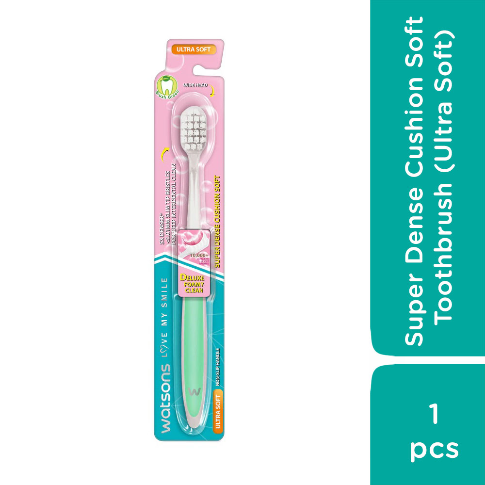 Bàn Chải Đánh Răng Watsons Super Dense Cushion Soft Toothbrush (Ultra Soft) 1s