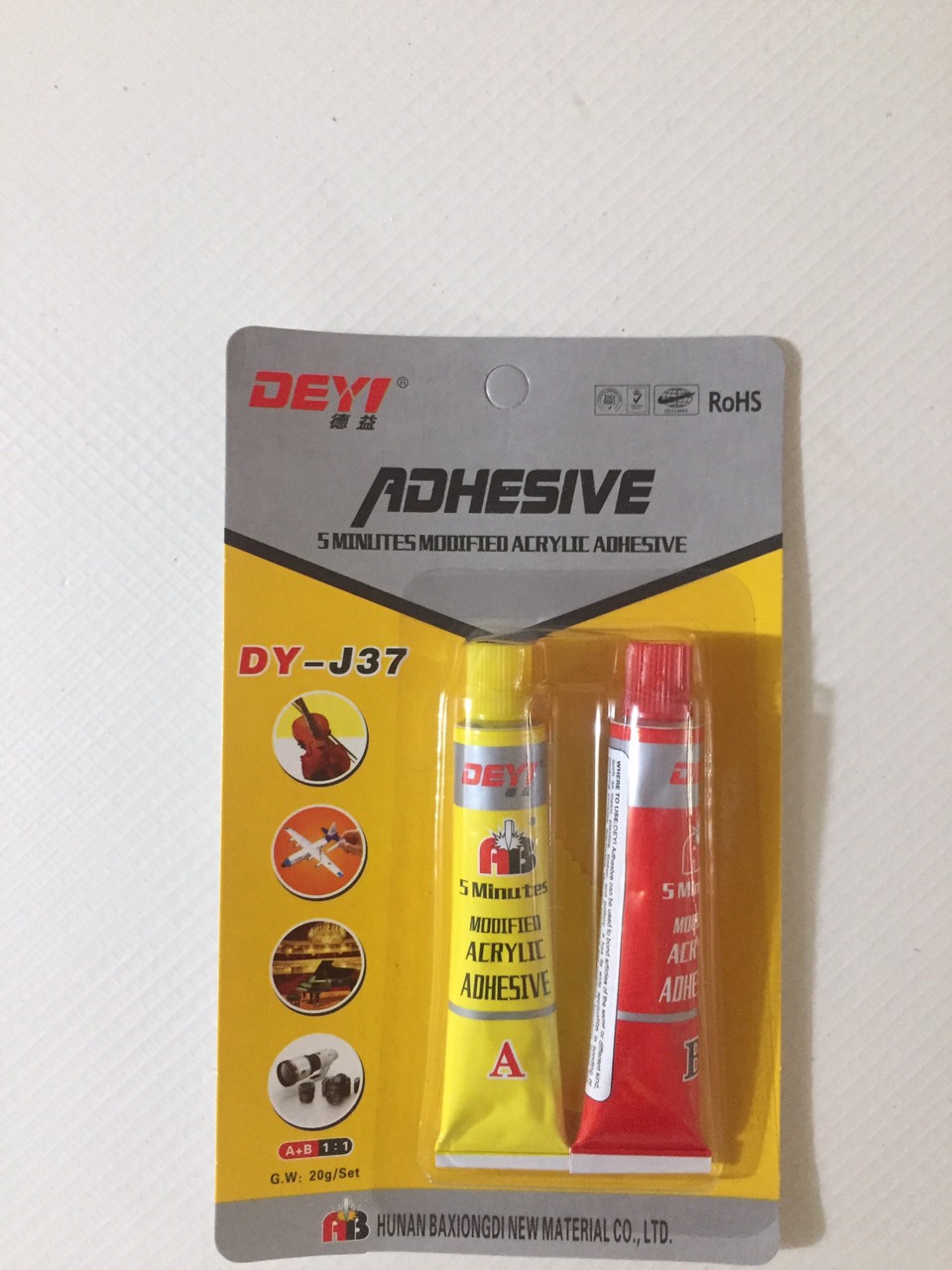 Keo AB 2 thành phần loại 20g