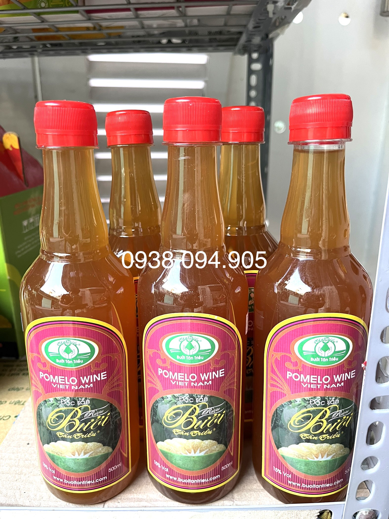 Nước Bưởi lên men - Cặp chai nhựa 500ml