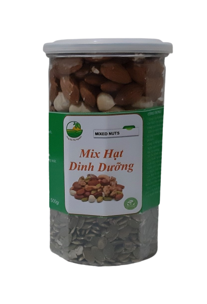 Hạt hỗn hợp - Mixed Nuts hộp 500g