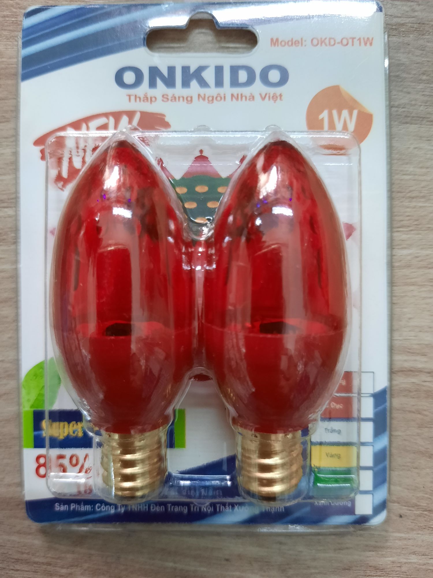 Đèn led trái ớt vĩ 2 bóng