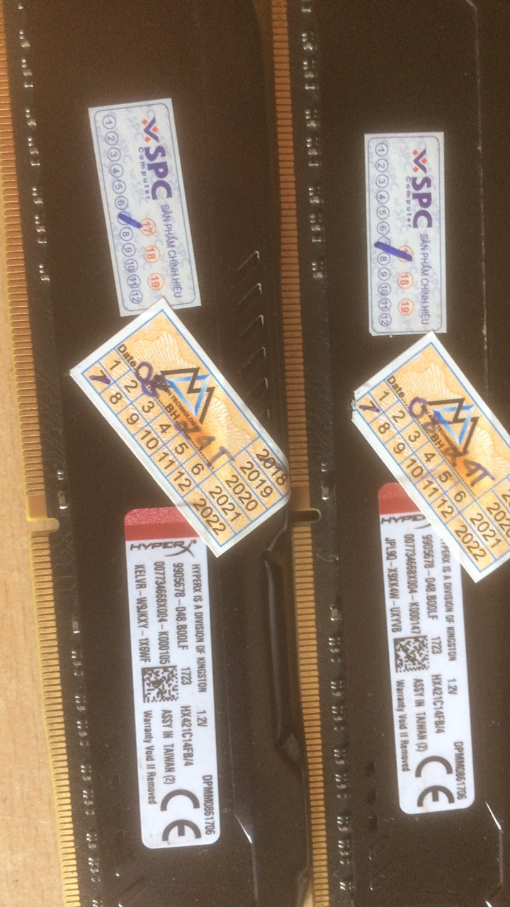 RAM Kingston HyperX Fury (HX421C14FB/4) DDR4 4G 2400MHz
