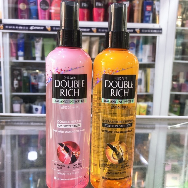 Xịt dưỡng tóc Double Rich chăm sóc tóc hư tổn 250ml