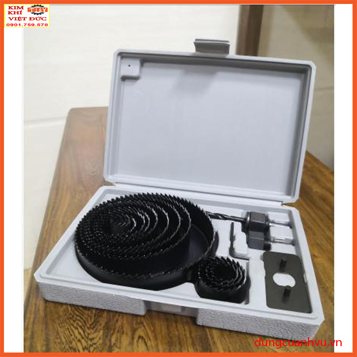 Mũi khoan đục gỗ - Khoét lỗ thùng loa - Mũi khoan khoét lỗ thạch cao [Ø19-127mm], chuyên dụng cho bề mặt thạch cao và gỗ.