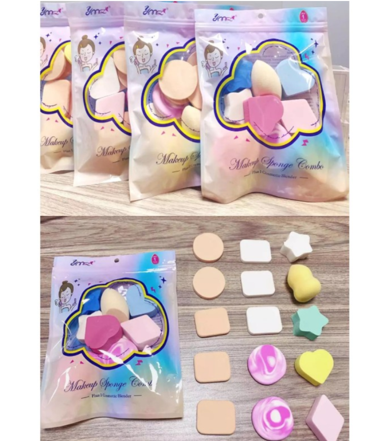 Set 13 bông mút trang điểm Keli