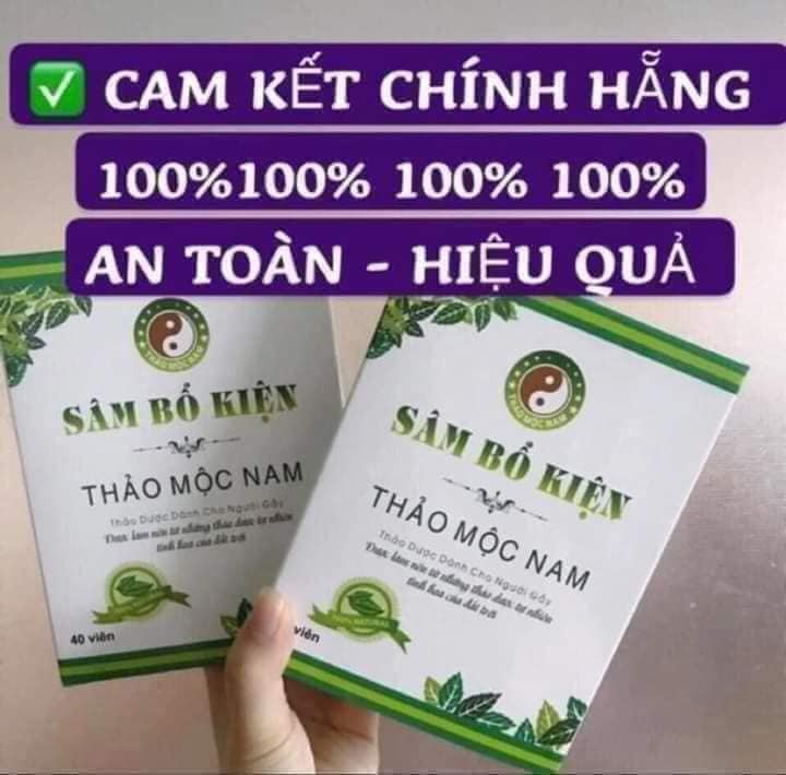 Sâm Bổ Kiện Thảo Mộc Nam - Tăng Cân Dành Cho Người Gầy Lâu Năm [ Hàng Chính Hãng - Date Mới Nhất ]