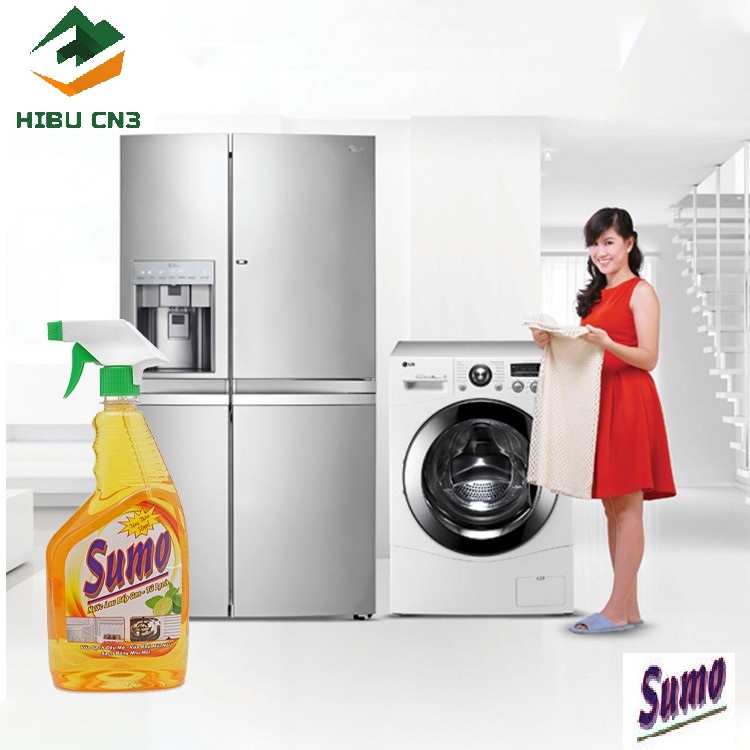 [HCM]Chai Nước Lau Bếp Gas -Tủ Lạnh Sumo 800ml