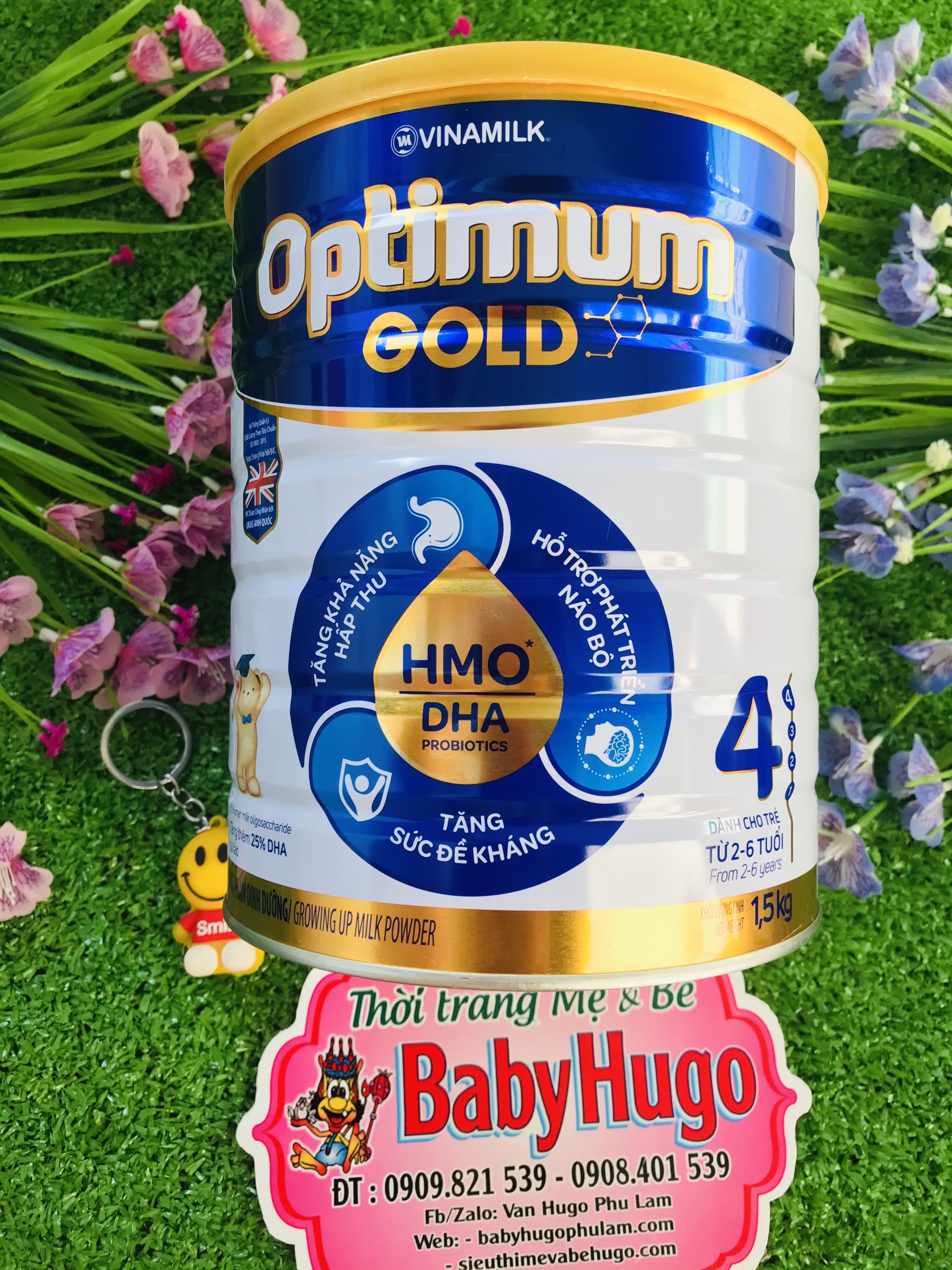 MAU MOI Sữa Optimum Gold 4 HMO 1.45KG trẻ từ 2 6 tuổi