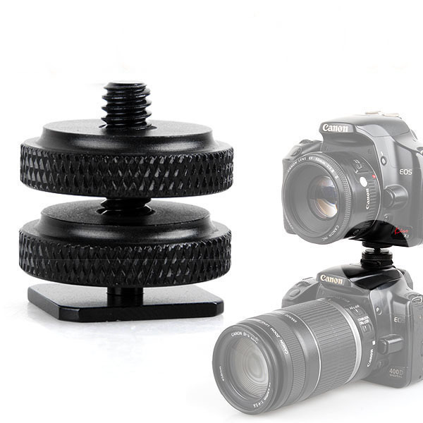 Phụ kiện gắn Gopro vào chân Flash máy ảnh