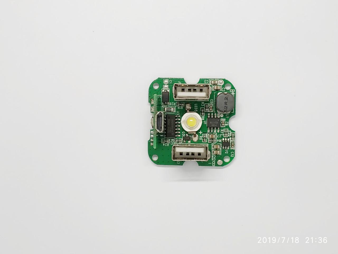 Mạch sạc dự phòng 5V1A (KV07) Xanh lá