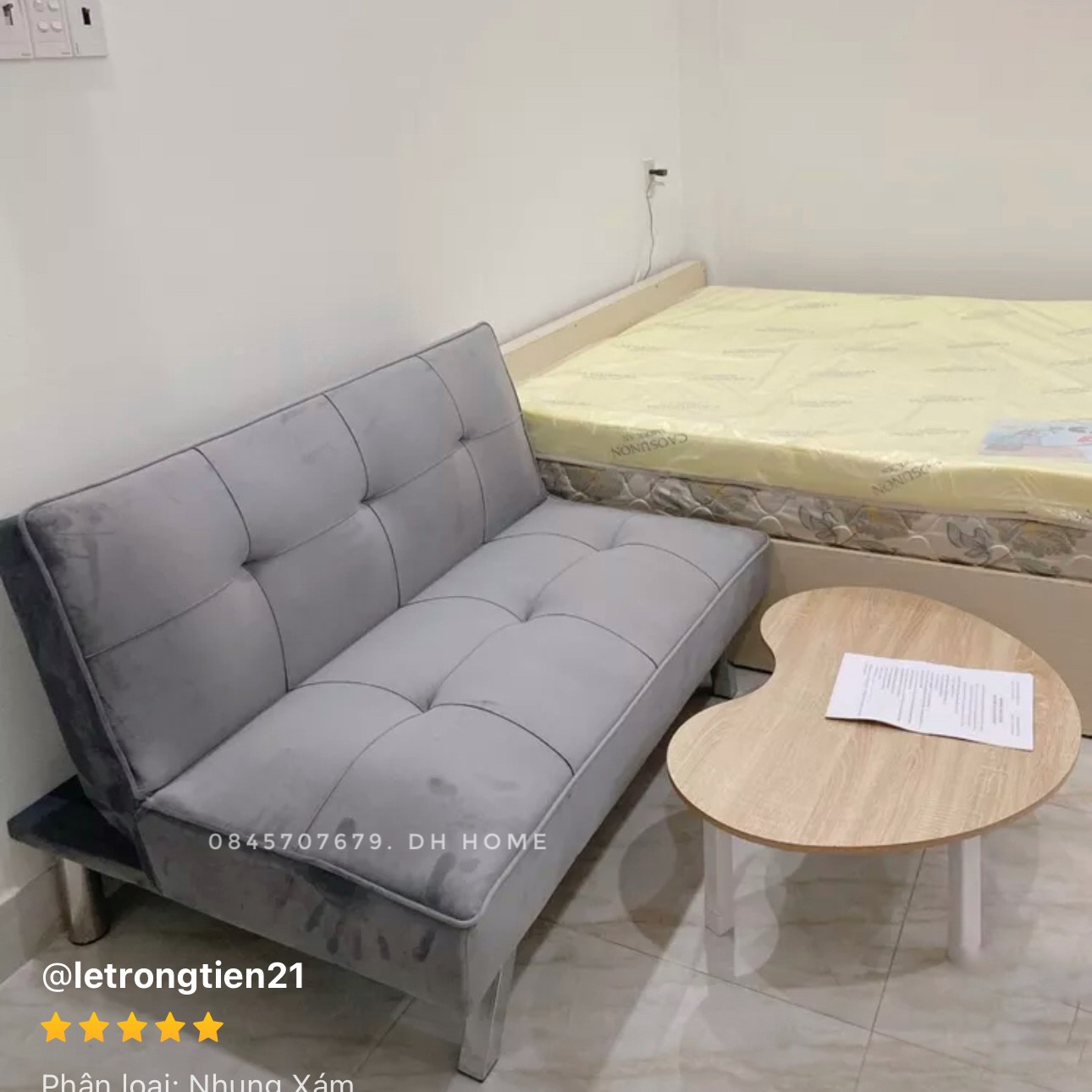 sofa bed mini ,sofa decor phòng trọ, shop