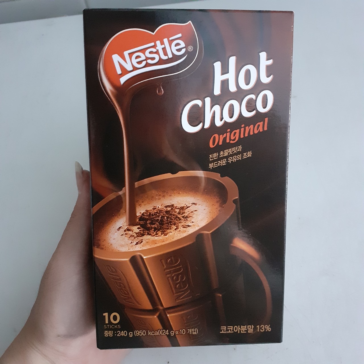 Bột Cacao Hot Choco Hàn Quốc 240g ( 10goix24g)