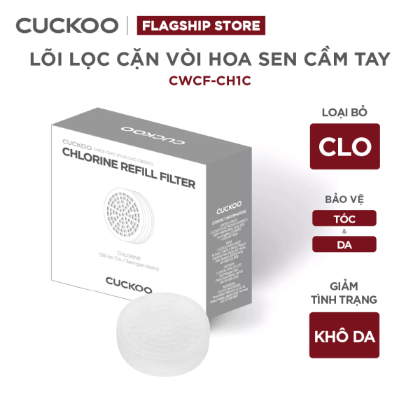 Giá bán Phụ kiện vòi sen Cuckoo CWCF-CH1C: Lõi lọc Clo - Hàng chính hãng