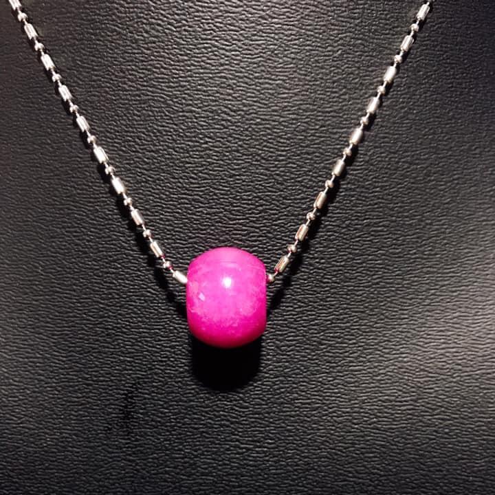 [HCM]LU THỐNG HỒNG RUBY TẶNG KÈM DÂY ĐEO- MẪU HỒNG SẬM