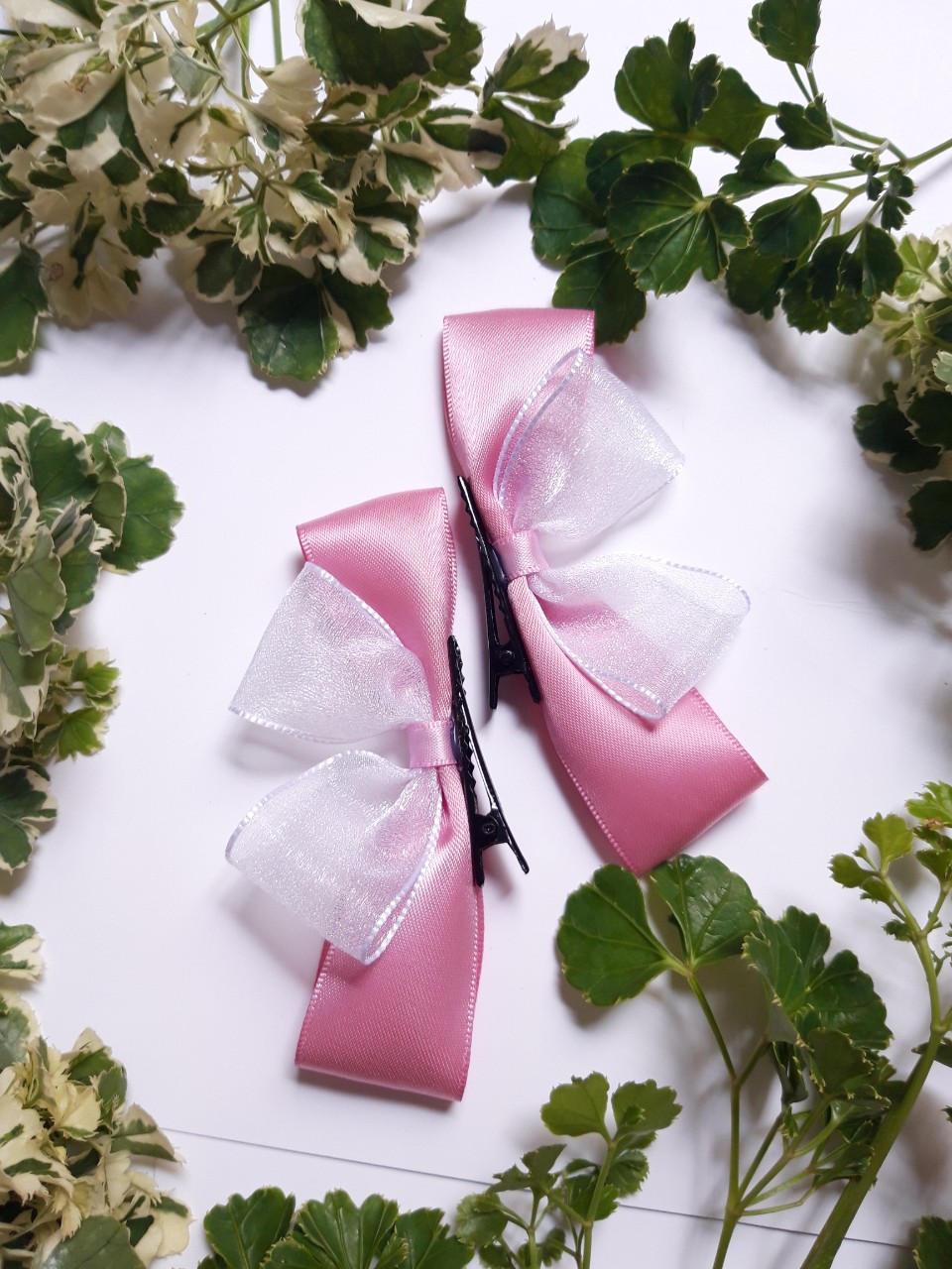 set 2 kẹp tóc tay thỏ cho bé( Hình Thật)