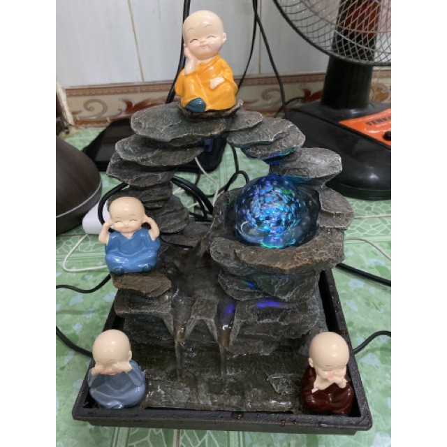 THÁC NƯỚC MINI ĐỂ BÀN – PHONG THUỶ LUÂN- BH 1 tháng