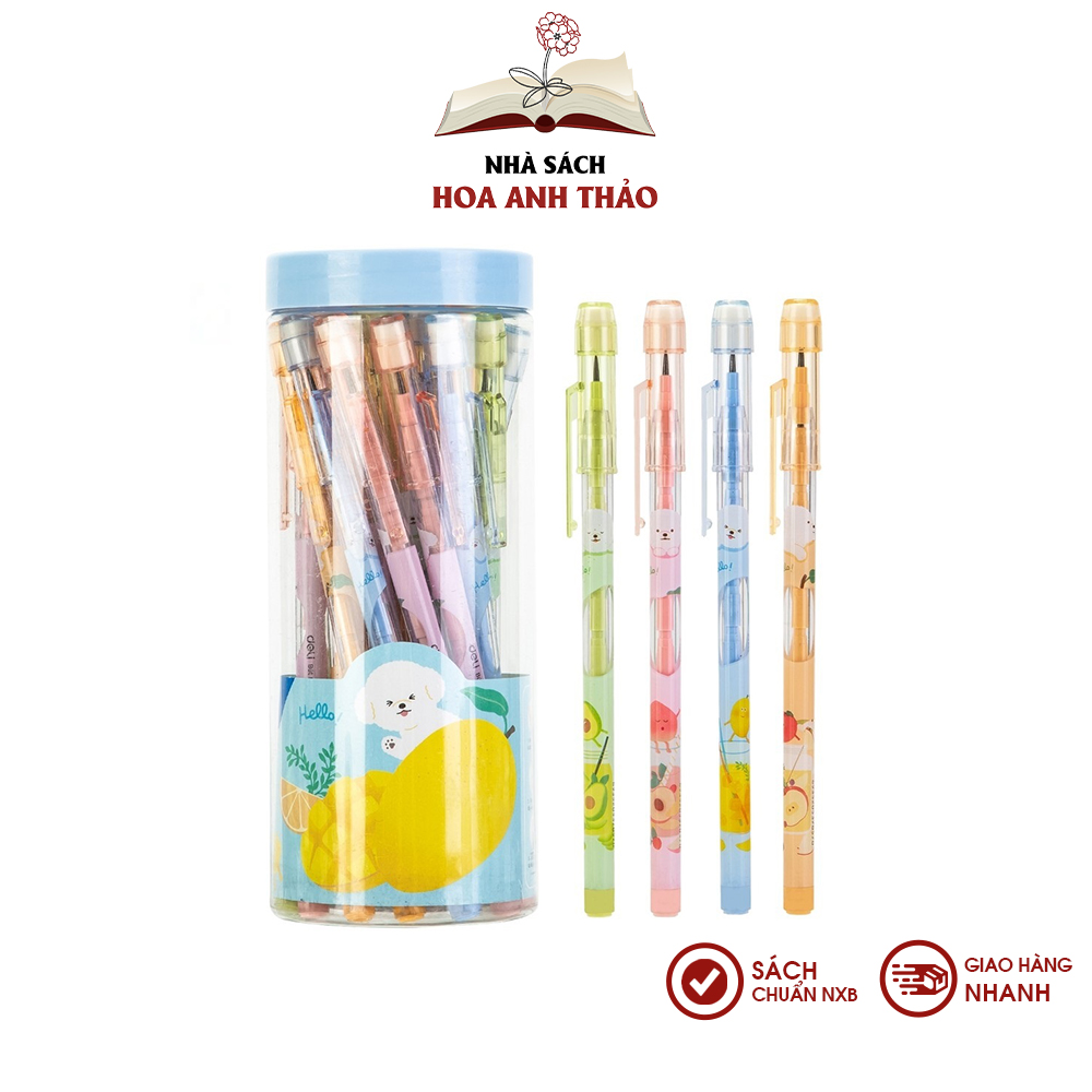 Bút chì khúc 2B Deli họa tiết hoạt hình cho học sinh sinh viên C095 - 1