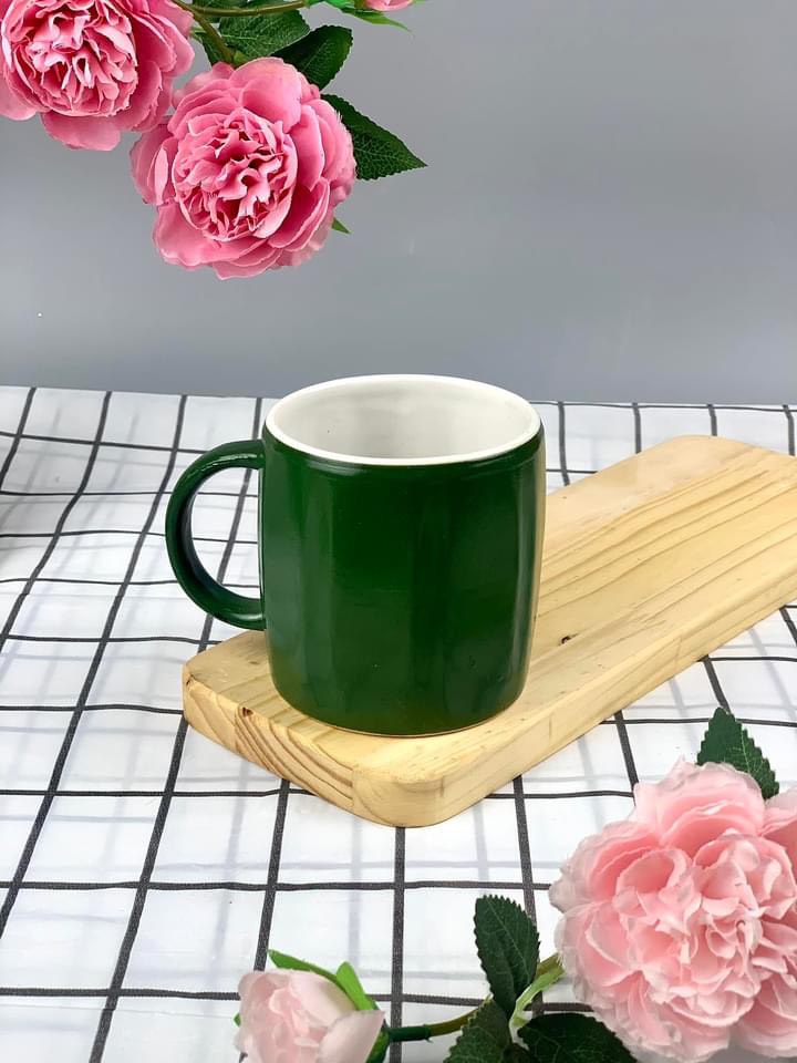 Ca cốc dáng trụ 330ml- ly tách cà phê trà- gốm sứ bát tràng