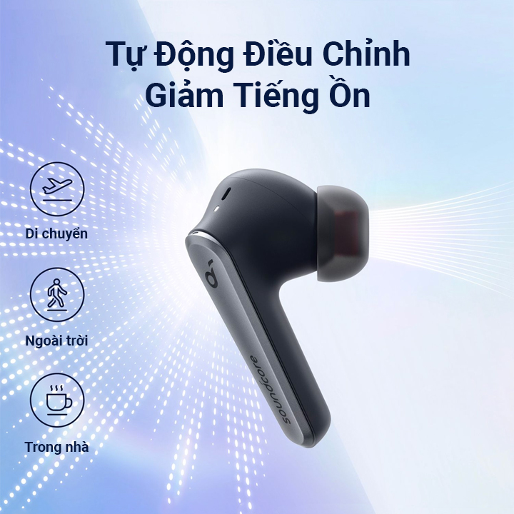 Tai nghe Bluetooth TWS ANKER SOUNDCORE Liberty Air 2 Pro, thời gian chơi nhạc 26 giờ, 6 micro khử nhiễu, chống ồn chủ động ANC, công nghệ HearID hiệu chỉnh phù hợp cho tai mỗi người nghe - A3951