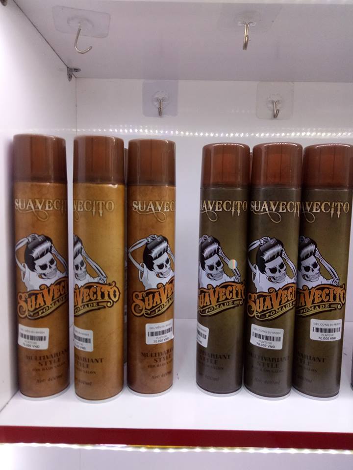 Gôm xịt giữ nếp tóc Suavecito 400ML
