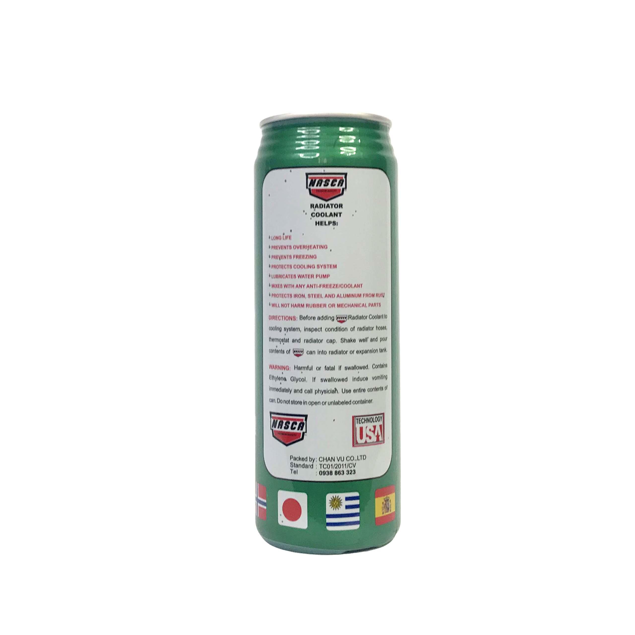 [HCM]NƯỚC LÀM MÁT  NASCA RADIATOR COOLANT -500ML
