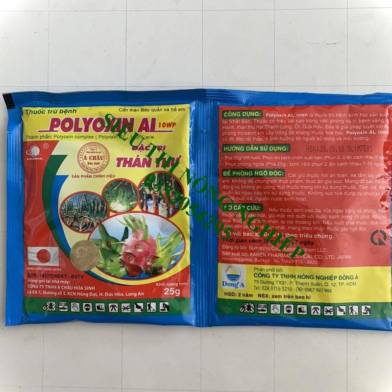 Polyoxin  AL 10WP - Trừ bệnh thán thư trên cây ớt
