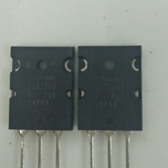 Cặp Sò xịn Toshiba 2SA 1943, 2SC 5200 ( loại 1)