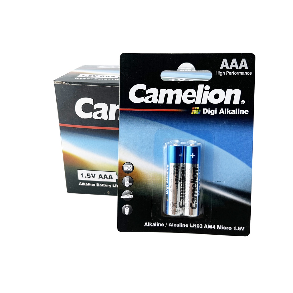 [NHẬP KHẨU CHÍNH HÃNG] PIN AA, AAA DIGI ALKALINE CAMELION (1.5V) 2 viên/ vỉ LR6/LR03
