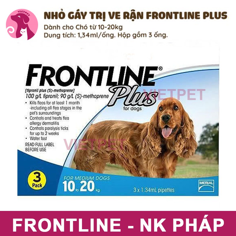 Nhỏ Gáy Cho Chó Mèo Frontline 🇫🇷