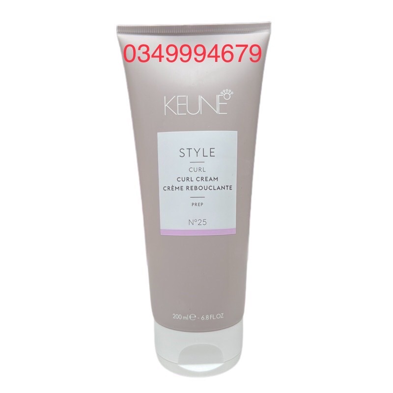 Keune style curl cream no25