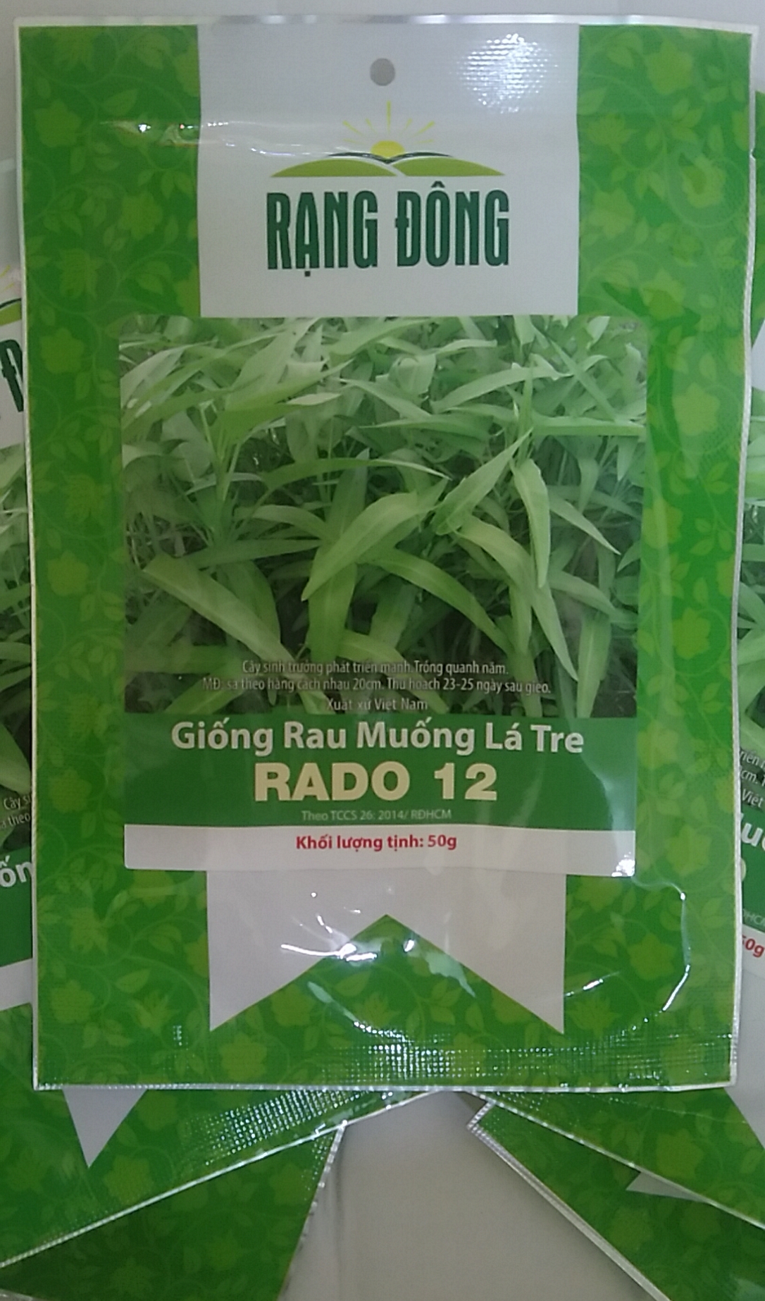 Hạt giống Rau Muống lá tre 50g