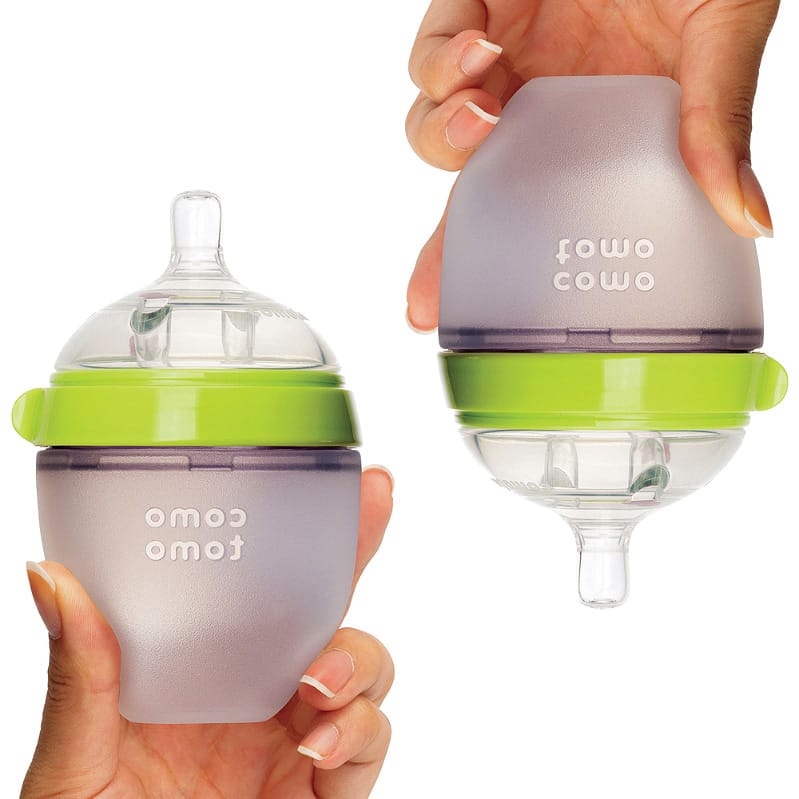 ◄ bình sữa comotomo 150ml/250ml núm silicon siêu mềm .