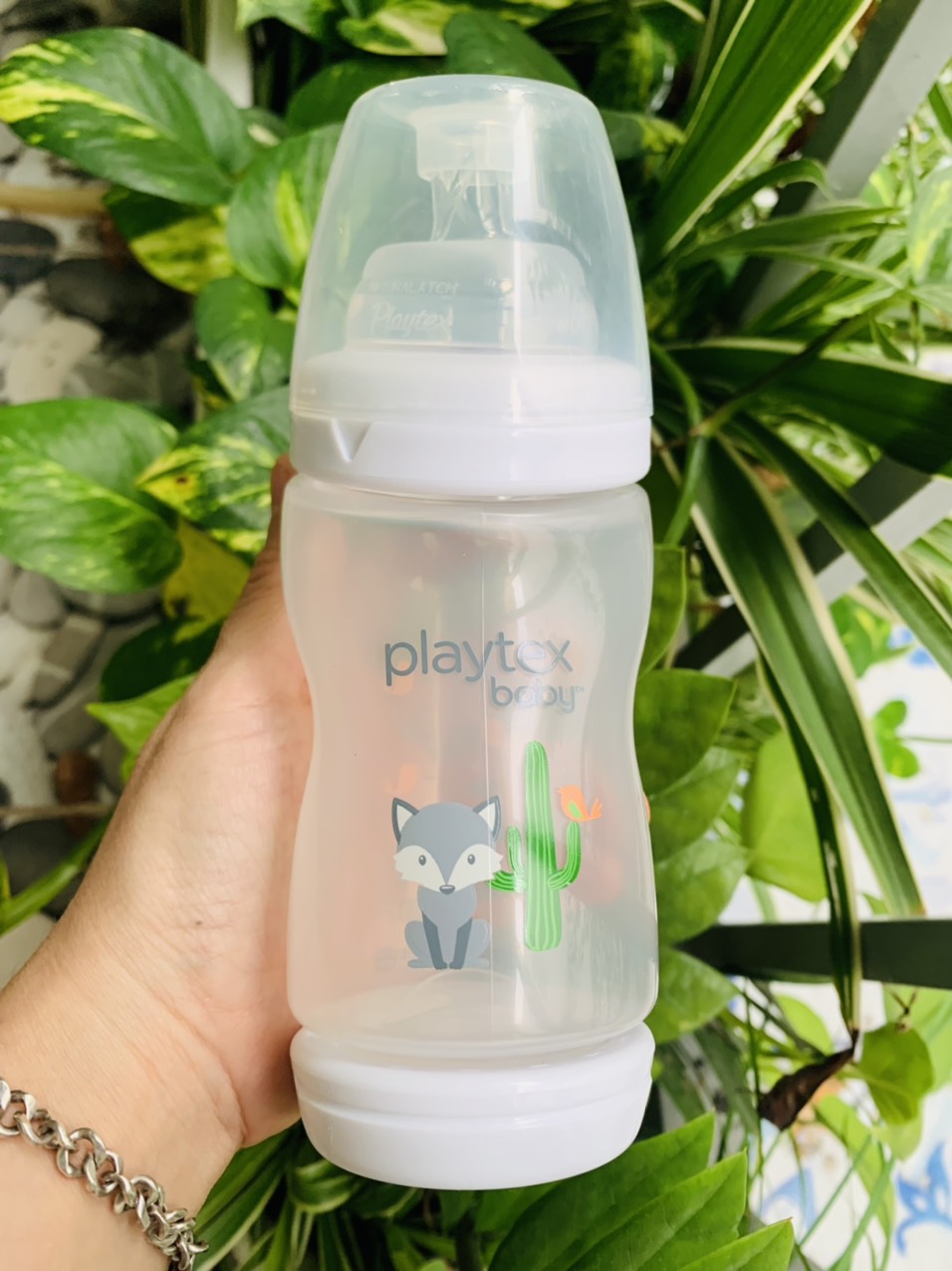 Bình sữa Playtex Ventaire cổ rộng 266ml