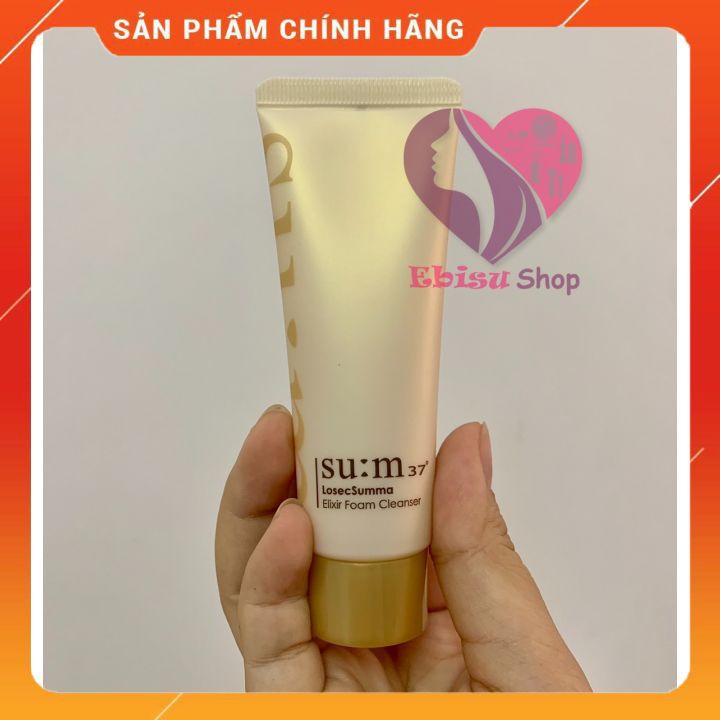 Sữa Rửa Mặt Sum vàng Losec Summa Elixir Foam Cleanser 40ml_DATE MỚI NHẤT