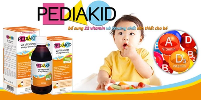 Siro Pediakid 22 Vitamins 125ml Pháp