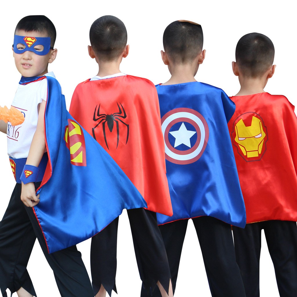 Áo choàng Người Nhện kèm mặt nạ cho bé trai