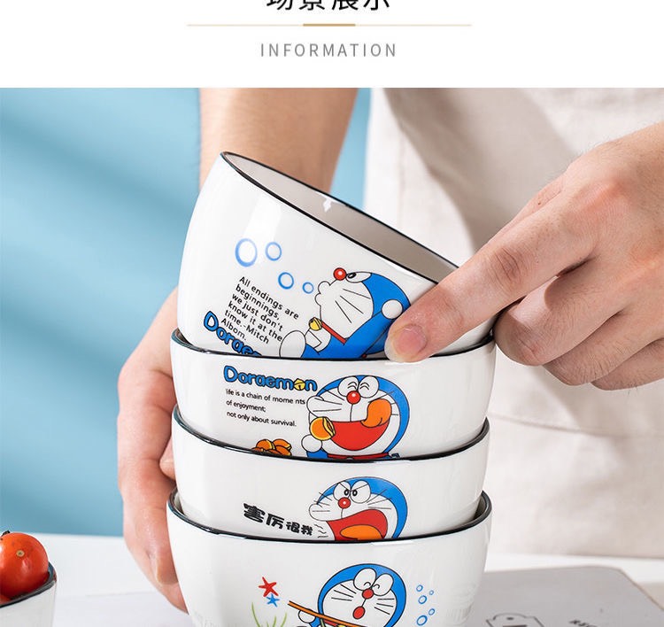Chén sứ có hình DORAEMON dễ thương sang trọng