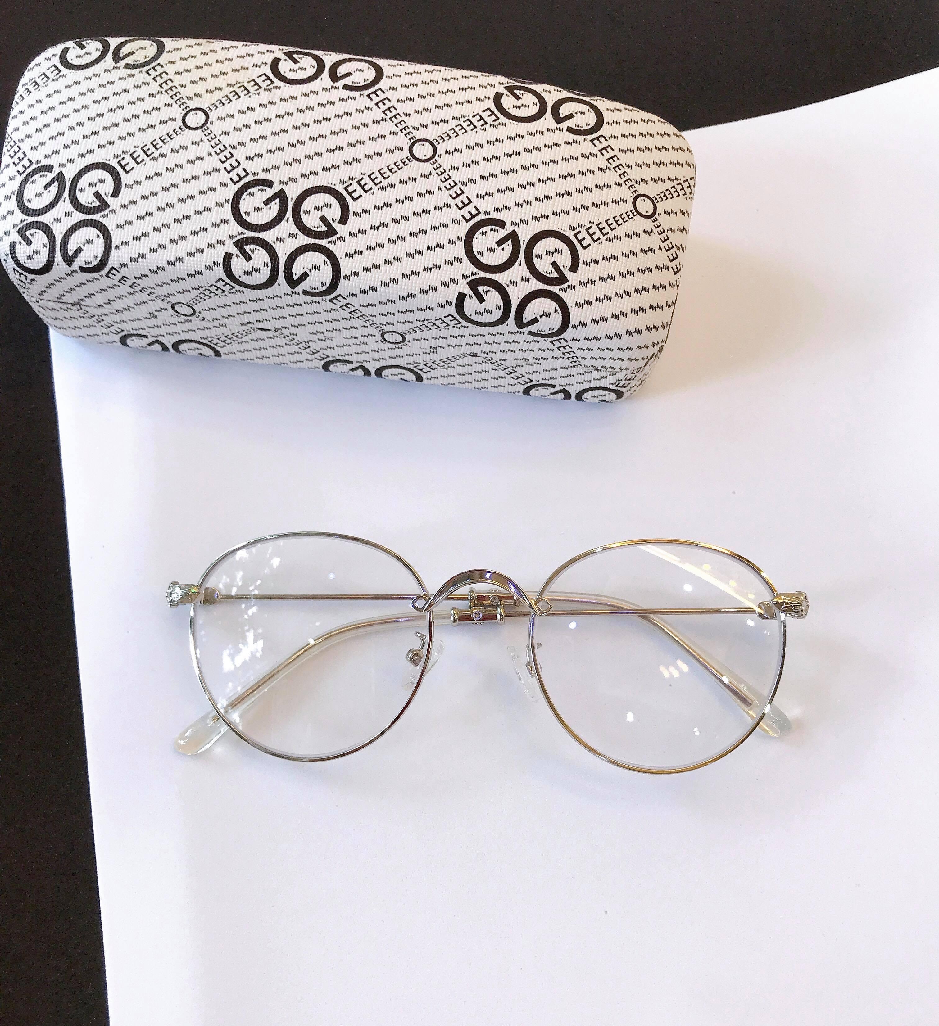 Kính CHROME HEART Mắt tròn Thời trang (Nhiều màu)